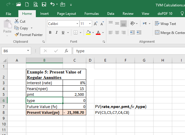 Time Value of Money